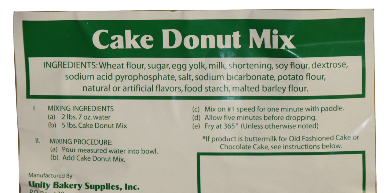 Bulk Vanilla Cake Donut Mix 40 x 50#  bags (2,000 lbs)