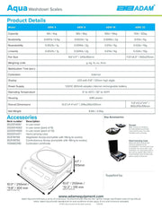 Aqua Washdown Scales ABW-32 - Donut-Supplies.Com