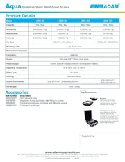 Aqua Washdown Scales ABW-4S - Donut-Supplies.Com