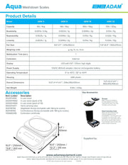 Aqua Washdown Scales ABW-8 - Donut-Supplies.Com