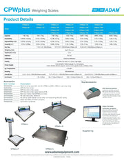 CPWPLUS 75P Bench Scale - Donut-Supplies.Com