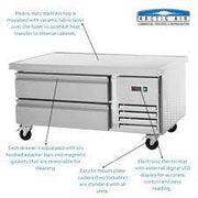 Arctic Air ARCB48 50" Two Drawer Refrigerated Chef Base - Donut-Supplies.Com
