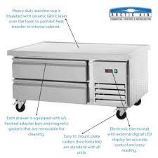 Arctic Air ARCB48 50" Two Drawer Refrigerated Chef Base - Donut-Supplies.Com