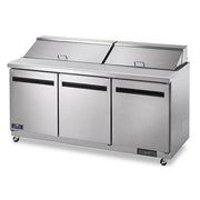 Arctic Air AS72R 72" Two Door Sandwich / Salad Prep Refrigerator - Donut-Supplies.Com