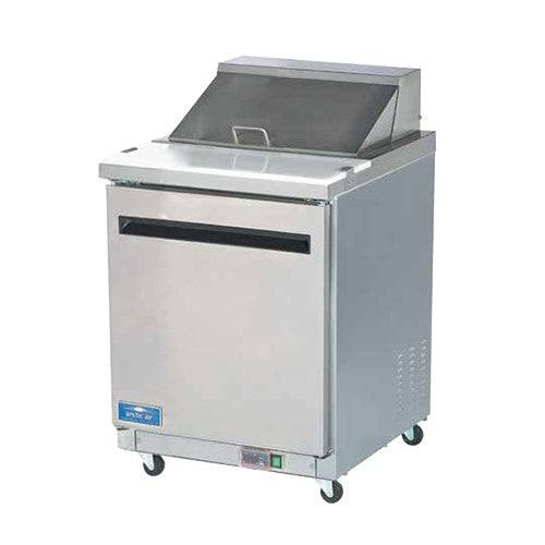 Arctic Air AST28R One Door Sandwich / Salad Prep Refrigerator - Donut-Supplies.Com