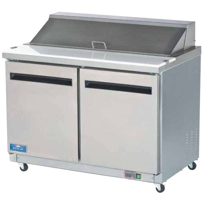 Arctic Air AST48R 48" Two Door Sandwich / Salad Prep Refrigerator - Donut-Supplies.Com