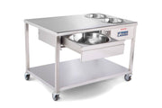 Avalon Donut Finishing / Sugaring Table AFT-48-2-1 - Donut-Supplies.Com