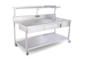 Avalon Donut Finishing / Sugaring Table AFT-84-4-2 - Donut-Supplies.Com
