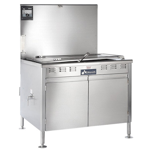 Avalon ADF34-G (Propane) GAS FRYER / STANDING PILOT (24" X 34") Left Side Drain Board With Submerge Screen