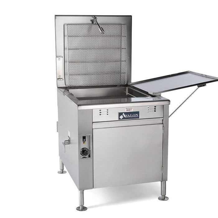 Avalon (ADF24G-BA) 24" x 24" Natural Gas Fryer, Electronic Ignition, Left Side Drain Board