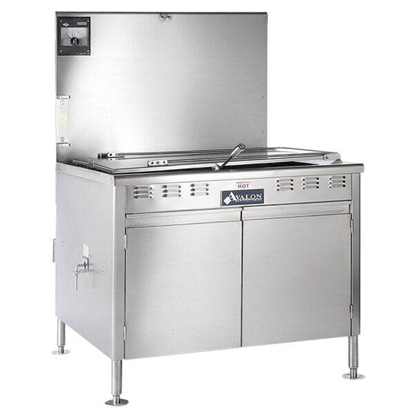 Avalon (ADF34-G) 34" X 24" NATURAL GAS FRYER, STANDING PILOT, Right Side Drain Board with Submerge Screen