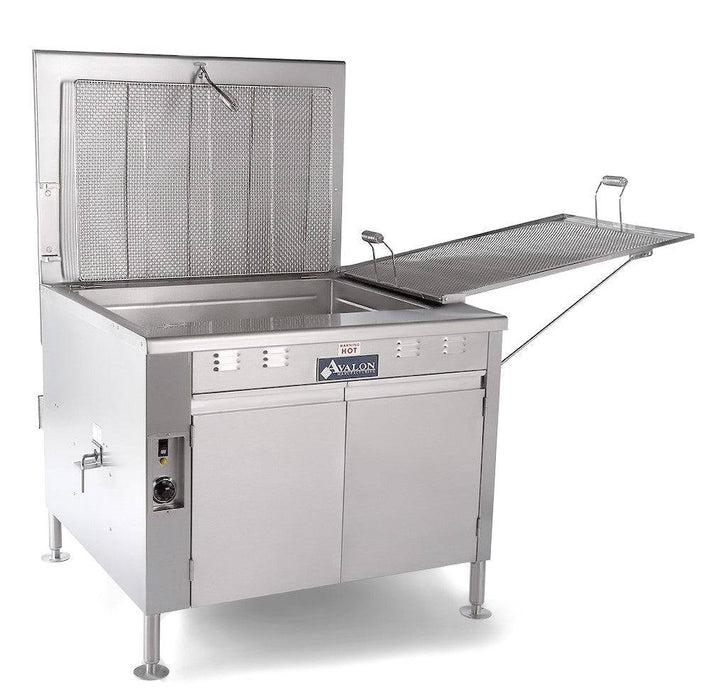 Avalon (ADF34-E) Donut Fryer, 34" X 24" Electric (1 phase) Left Side Drain Board with Submerge Screen