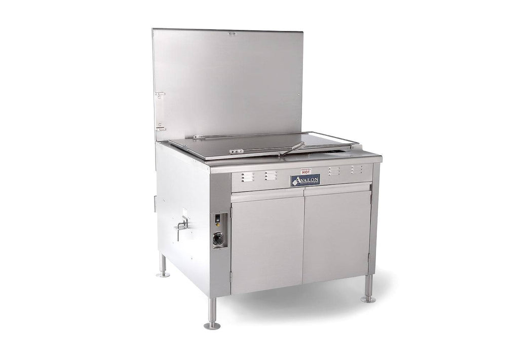 Avalon (ADF34-G-P-BA) 24" X 34" PROPANE GAS FRYER, ELECTRONIC IGNITION, Left Side Drain Board with Submerger