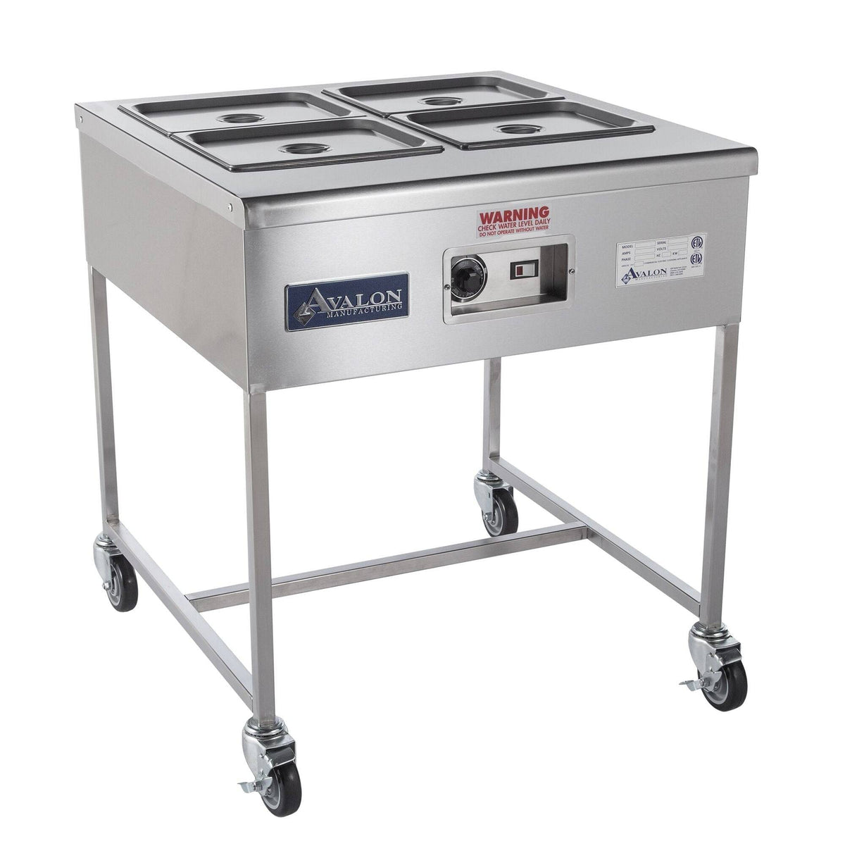 Avalon (HI24-4-S) Hot Icing Station Stainless Steel Icing Station with