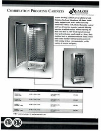 Thumbnail for P264AC-2 (120V / 1 Phase) Avalon Aluminum Proofing Cabinet Two Door Left Side Hinge