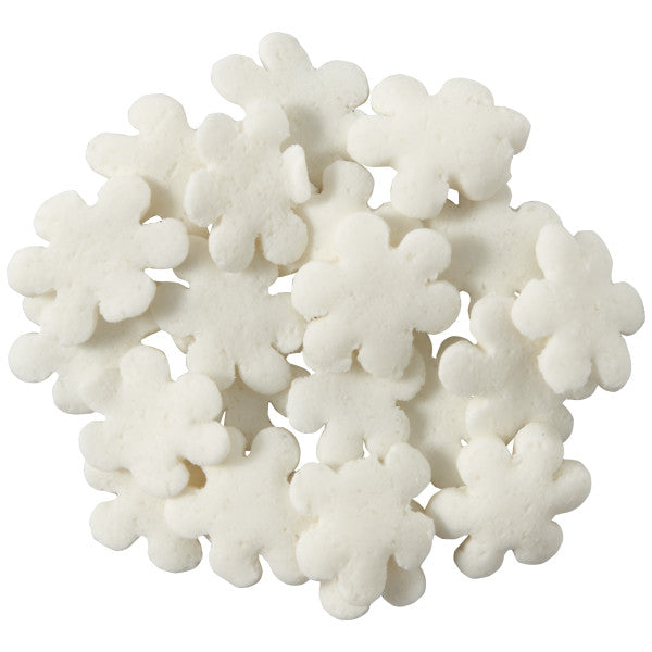 Snowflake Quins Sprinkles 16.5 oz - Donut-Supplies.Com