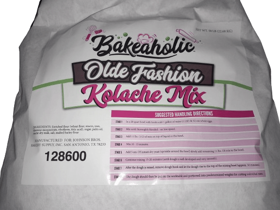 Bakeaholic Olde Fashion Kolache Mix 50 lbs