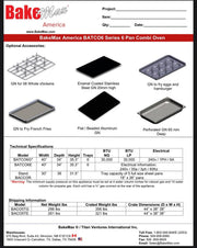 BakeMax (BATCO6E) Series Combi Oven - Donut-Supplies.Com