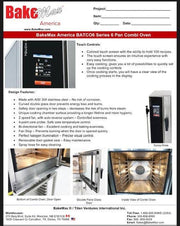 BakeMax (BATCO6E) Series Combi Oven - Donut-Supplies.Com