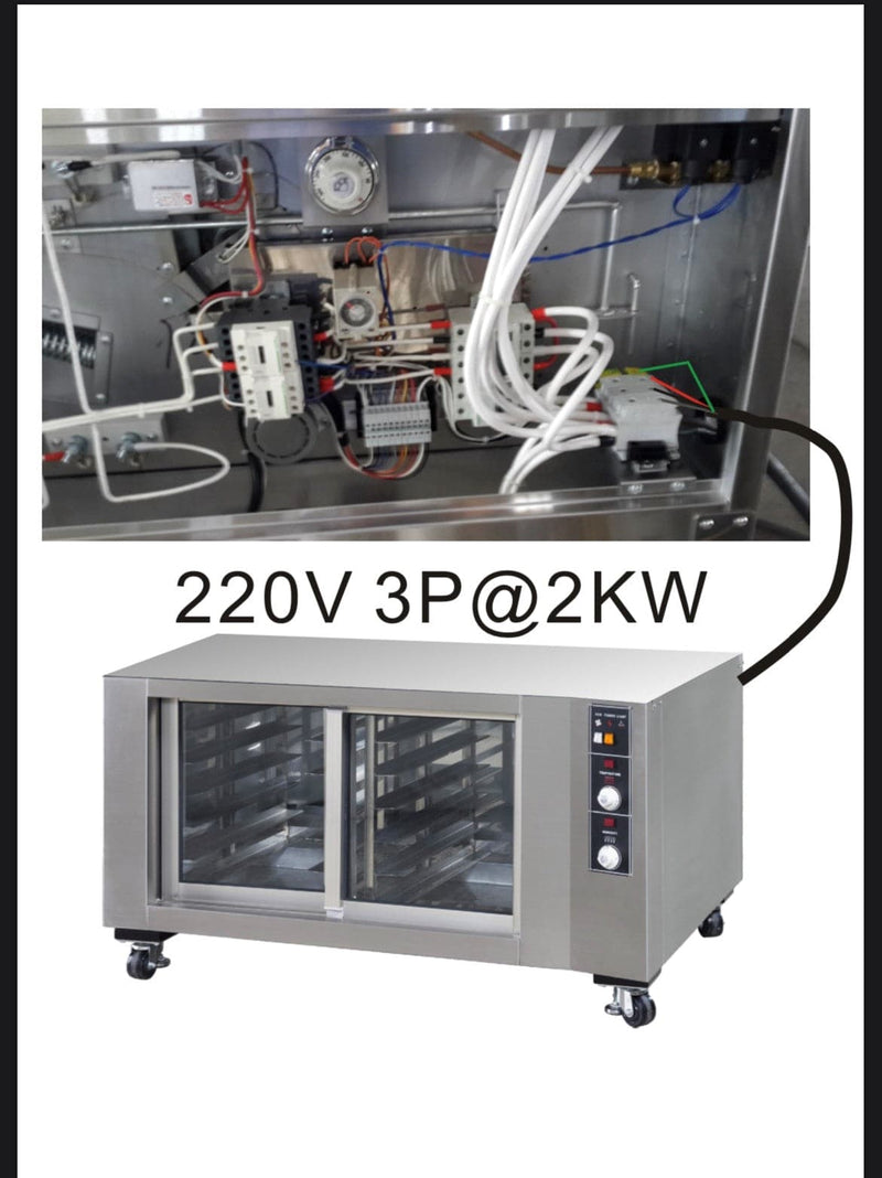 Bakemax BMSDDP1 Proofing Cabinet for BMS Series Deck Ovens - Donut-Supplies.Com