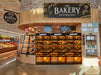 Palram Bakery Backwall Gondola Display System (3-Unit Set) with Open Compartments & Storage – 120"W Total (3 × 40"W x 78"H x 20"D, Up to 72 SKU Capacity) - Donut-Equipment.com