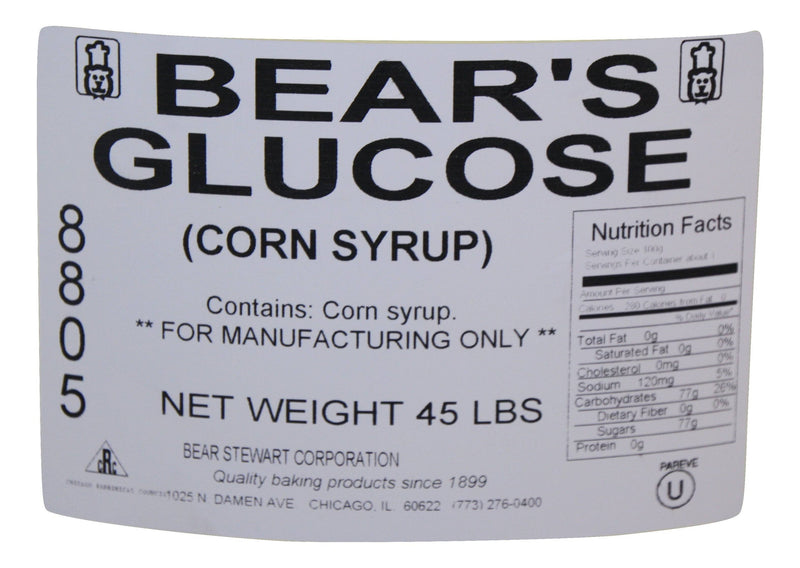 Bear Stewart- Glucose Syrup/ Corn Syrup 45 LBS - Donut-Supplies.Com