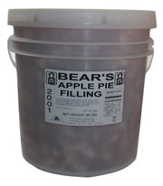 Bear Stewart Sliced Apple Pie Filling- 38 pound pail - Donut-Supplies.Com