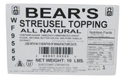 Streusel Topping by Bear Stewart- 10 pounds - Donut-Supplies.Com