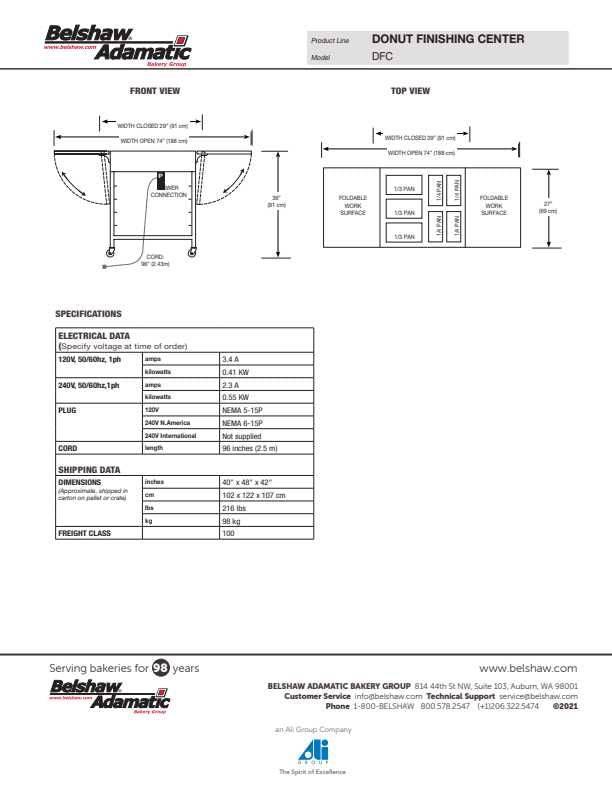 Belshaw Donut Finishing Center - Donut-Supplies.Com