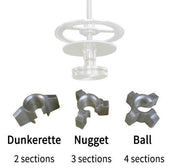 Belshaw Type K / Donut Robot Donut Ball Attachment /Donut 4 Holes - Donut-Supplies.Com