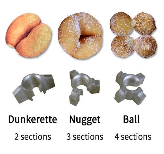 Belshaw Type K / Donut Robot Donut Ball Attachment /Donut 4 Holes - Donut-Supplies.Com