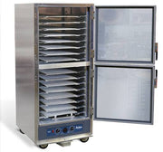 Belshaw (CP-2/ CP-1002) 208-240 Volts, 50-60 hz, 1-phase 17-shelf cabinet proofer with (2)'Dutch' Doors with Autowater - Donut-Supplies.Com