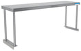 BK Resources BK-OSS-1272 Single Overshelf Table Mount 12 X 72, 18 GA. SS - Donut-Equipment.com