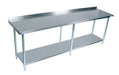 96" X 30" T-430 18 GA Table SS Top - Donut-Equipment.com
