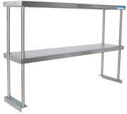 BK Double Overshelf Table Mount 12" X 96", 18 GA. SS - Donut-Equipment.com