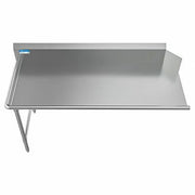 BK Resources 72" 16-Gauge Stainless Steel Clean Dish Table – Left Side - Donut-Equipment.com