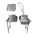 BK Resources 72" Right-Side Rinse Table Kit, 16-Gauge Stainless Steel - Donut-Equipment.com