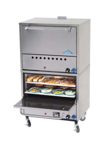 Comstock-Castle 2PO19 24" Gas Deck/Pizza Oven, 4 Deck, Stainless Steel - Donut-Supplies.Com