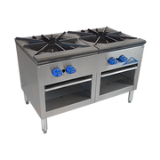 Comstock-Castle CSP36 36" Gas Stock Pot Range, Cabinet Base, 180,000-220,000 BTU, Stainless Steel Front - Donut-Supplies.Com