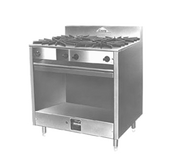 Comstock-Castle FK43 36" Gas Restaurant Range, 4 Open Burners, Cabinet Base, Stainless Steel Front, 160,000 BTU - Donut-Supplies.Com
