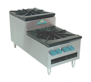 Comstock-Castle SUCSP36 36" Gas Stock Pot Range, 18" x 21" Cooking Area, 41" Deep, 360,000–440,000 BTU - Donut-Supplies.Com