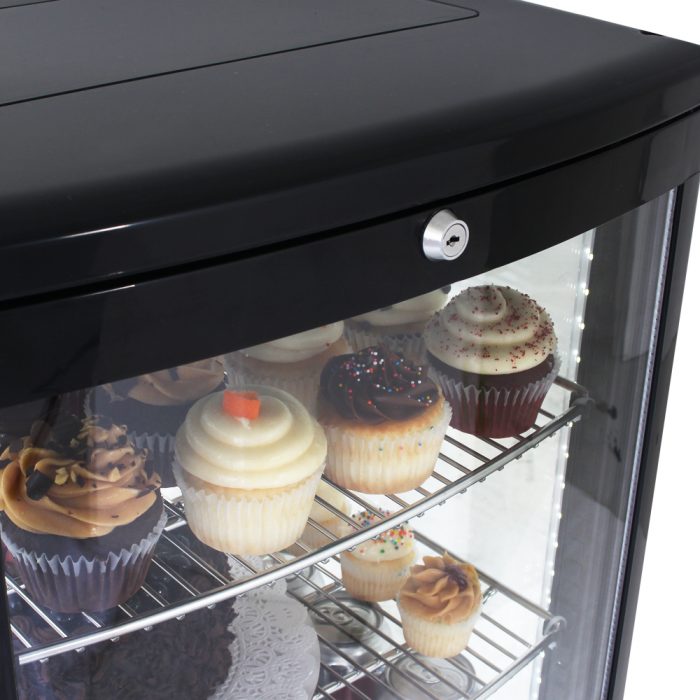 Turbo Air CRT-77-2R-N 17" Diamond Series Countertop Display Refrigerator – Pass-Thru Access, Swing Doors, Stainless Steel Finish, 115v - Donut-Supplies.Com