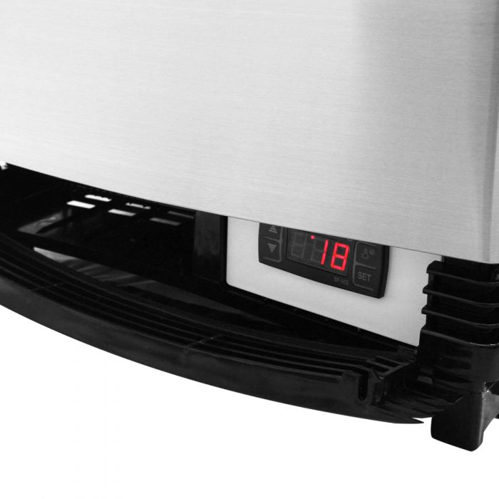 Turbo Air CRT-77-2R-N 17" Diamond Series Countertop Display Refrigerator – Pass-Thru Access, Swing Doors, Stainless Steel Finish, 115v - Donut-Supplies.Com