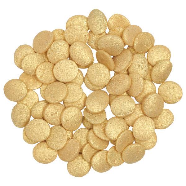Gold Confetti Quins Sprinkles 19.5 oz - Donut-Supplies.Com