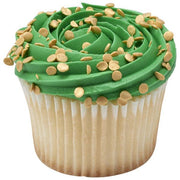 Gold Confetti Quins Sprinkles 19.5 oz - Donut-Supplies.Com