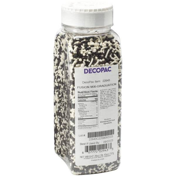 Graduation Fusion Mix Sprinkles 26 oz - Donut-Supplies.Com