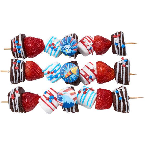 Patriotic Star Quins Sprinkles 16.5 oz - Donut-Supplies.Com