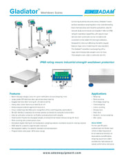 Gladiator Washdown Scales GGF 165A - Donut-Supplies.Com