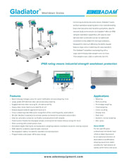 Gladiator Washdown Scales GGF 330A - Donut-Supplies.Com
