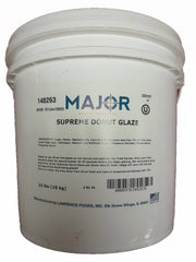 Lawrence Foods easy-to-use Supreme Donut Glaze 22# pail - Donut-Supplies.Com